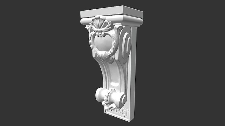 Кронштейн ДКН-71 216x92X80mm — Sketchfab embed 3D viewer