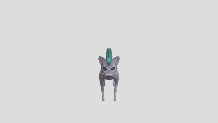 Monster Cat 3D Model