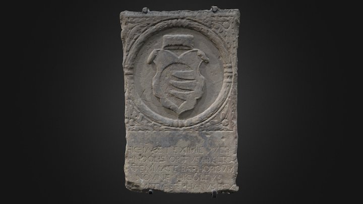 Tombstone of Christopher Báthory 3D Model