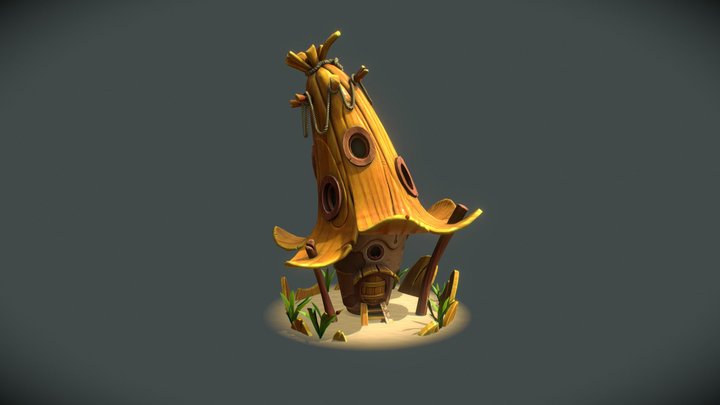 Home-banana 3D Model