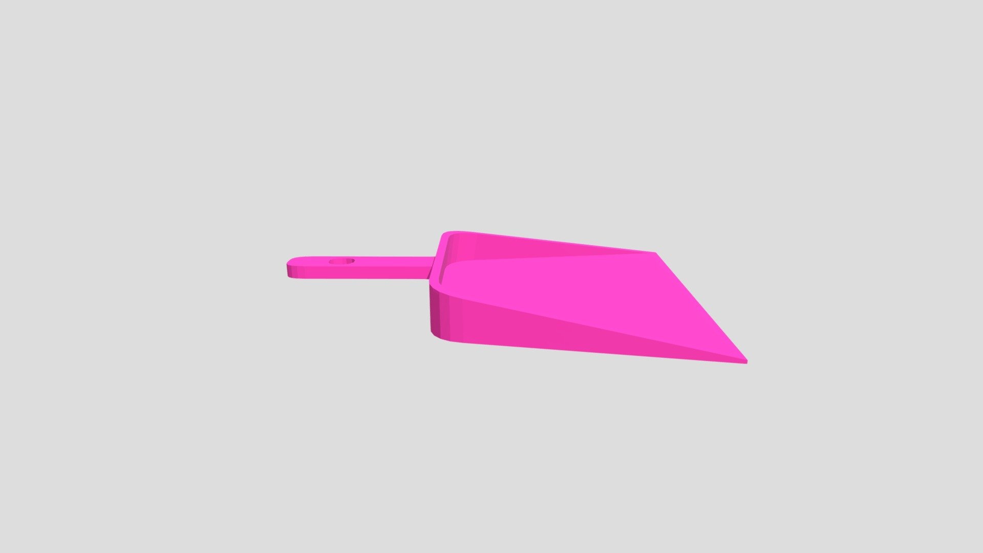 Dust pan from Poly by Google — Sketchfab embed 3D viewer