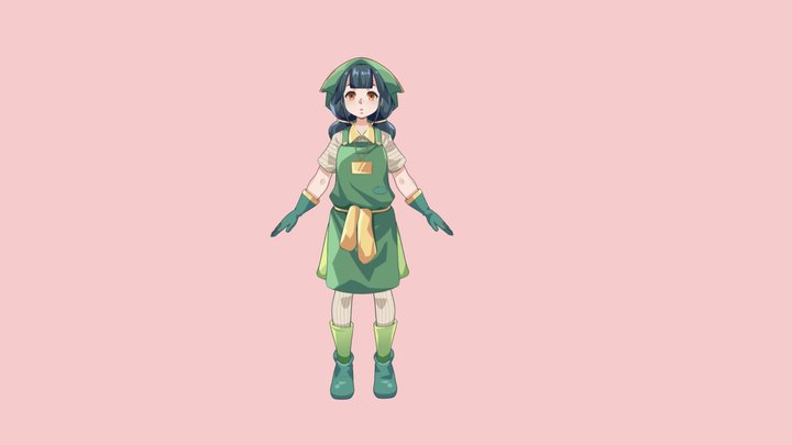 姐姐 3D Model