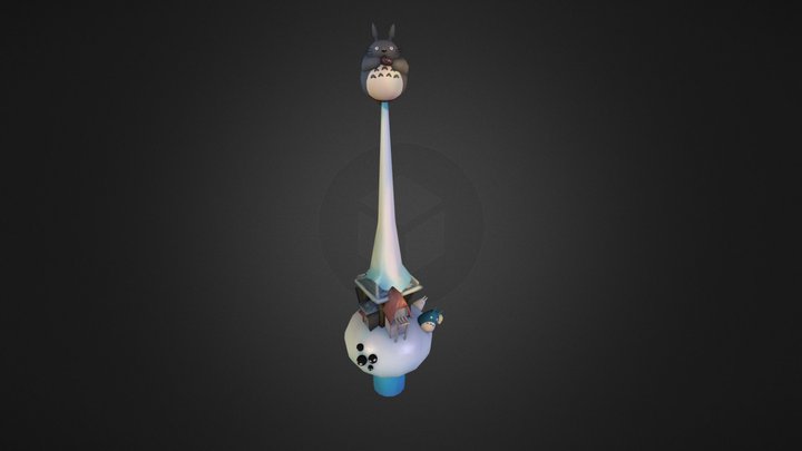 Totoro Christmas Ornament - UCAC4  3D Model