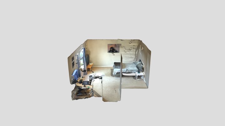 Bedroom LiDAR 3D Model