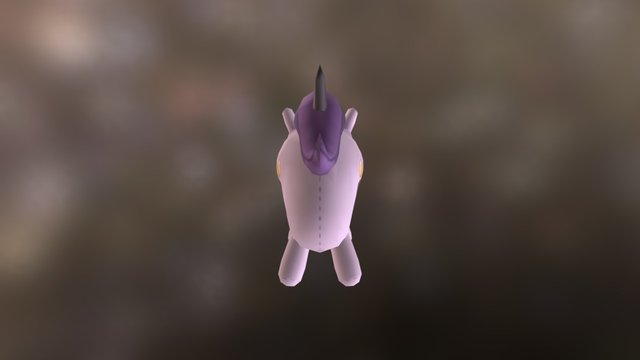 Toy Unicorn 3D Model