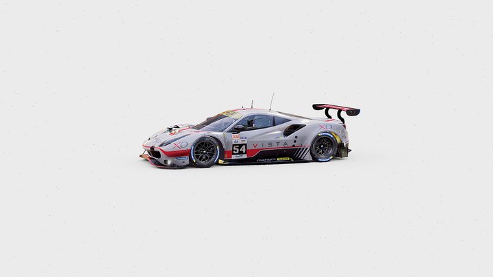 Ferrari 488 GT3 VistaJet | www.vecarz.com – Modello 3D gratuito STL