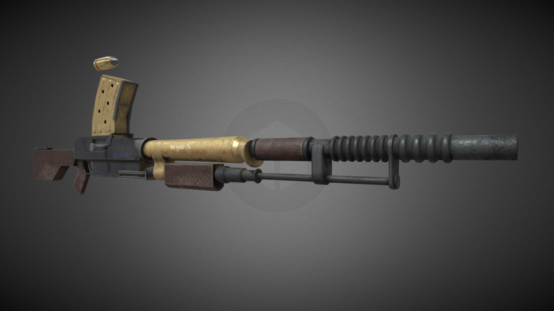 Fictional 57mm Autocannon - 3D model by zxcer003 [f84ed32] - Sketchfab