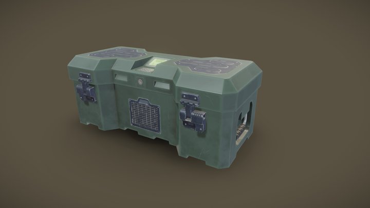 Military Equipment Box – Free 3D Model STL
