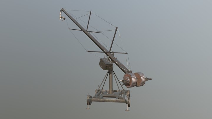 Crane for camera 3D Model