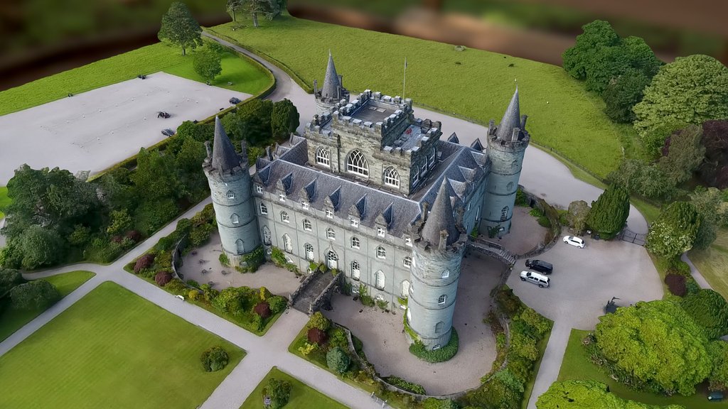 Inveraray Castle  -RAWscan