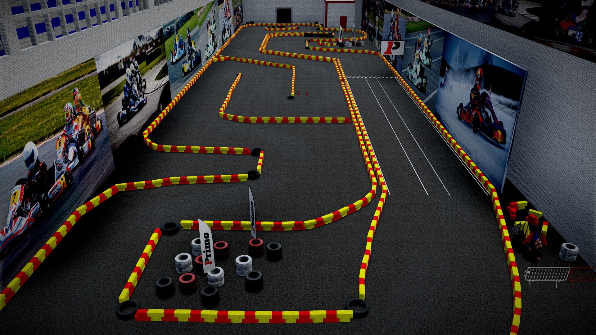 Primo Karting | Karting Race Track - Download Free 3D model by Nikita ...