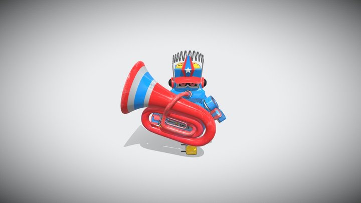 Robot D 3D Model