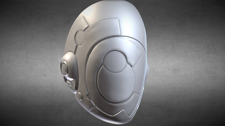 Murderbot Mask 3D Model 3D Model