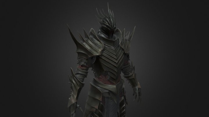 Old Rusty Spike Armor Gothic