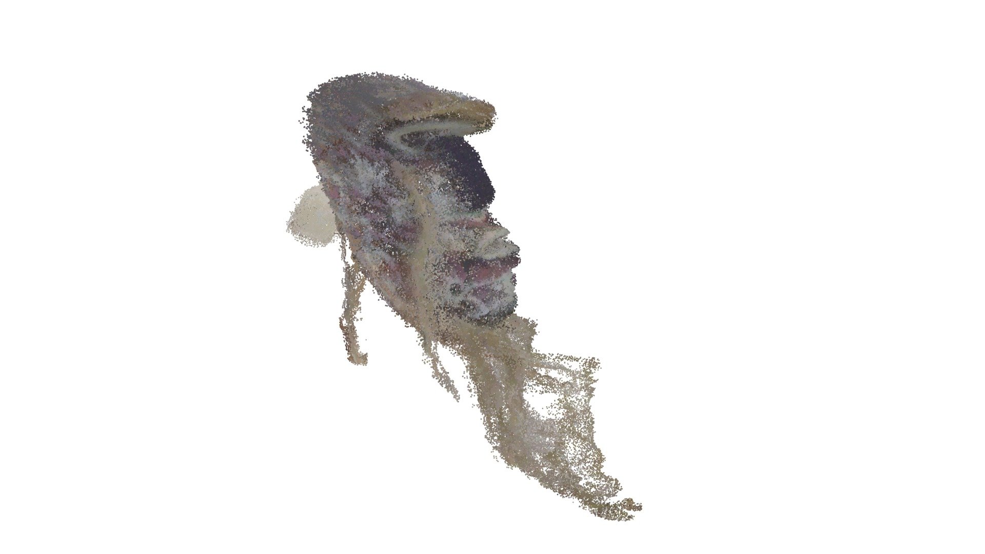 YAQUI PASCOLA MASK |  BRITISH MUSEUM LONDON, UK — Sketchfab embed 3D viewer