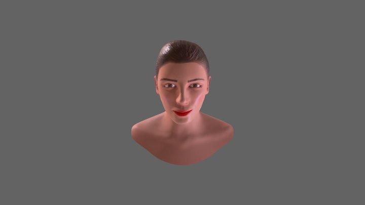 Character Bust 3D Model