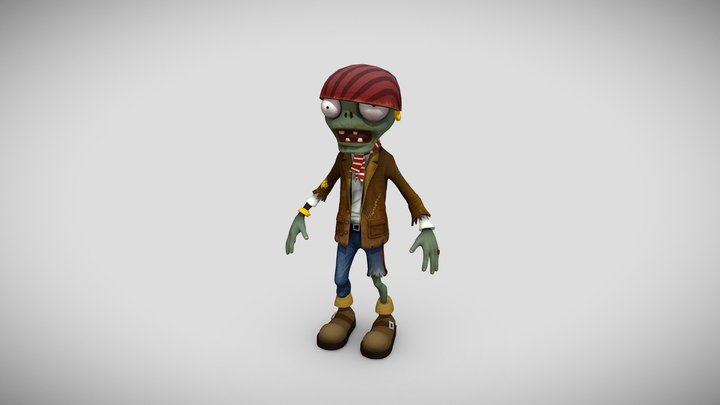 Zombie Pirate - PVZ Garden Warfare – Modelo 3D gratuito STL