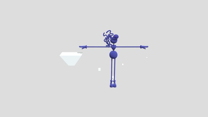 Mommy Long Legs Rig 3D Model