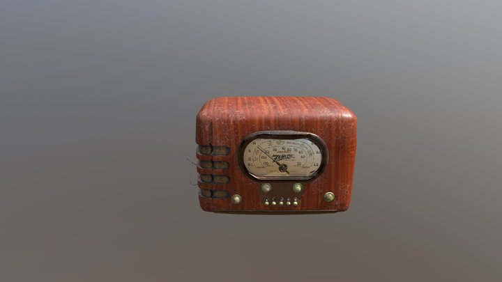 1930'S Radio 3D Model