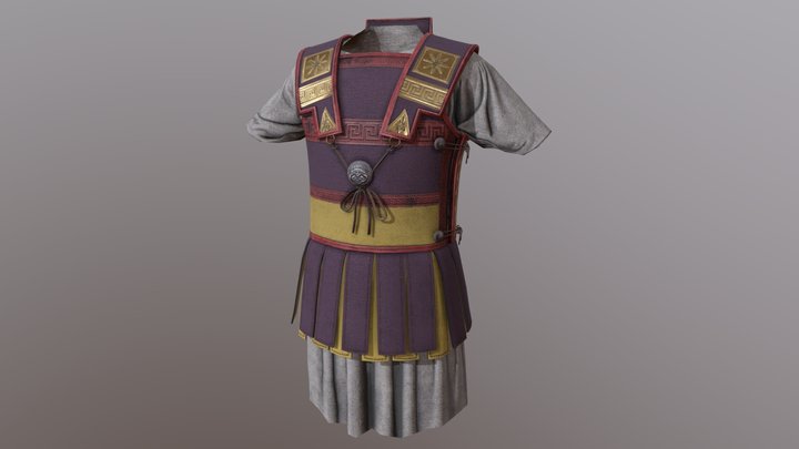 Macedonian Linothorax 3D Model