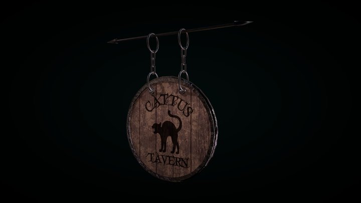 Cattus Tavern Board 3D Model