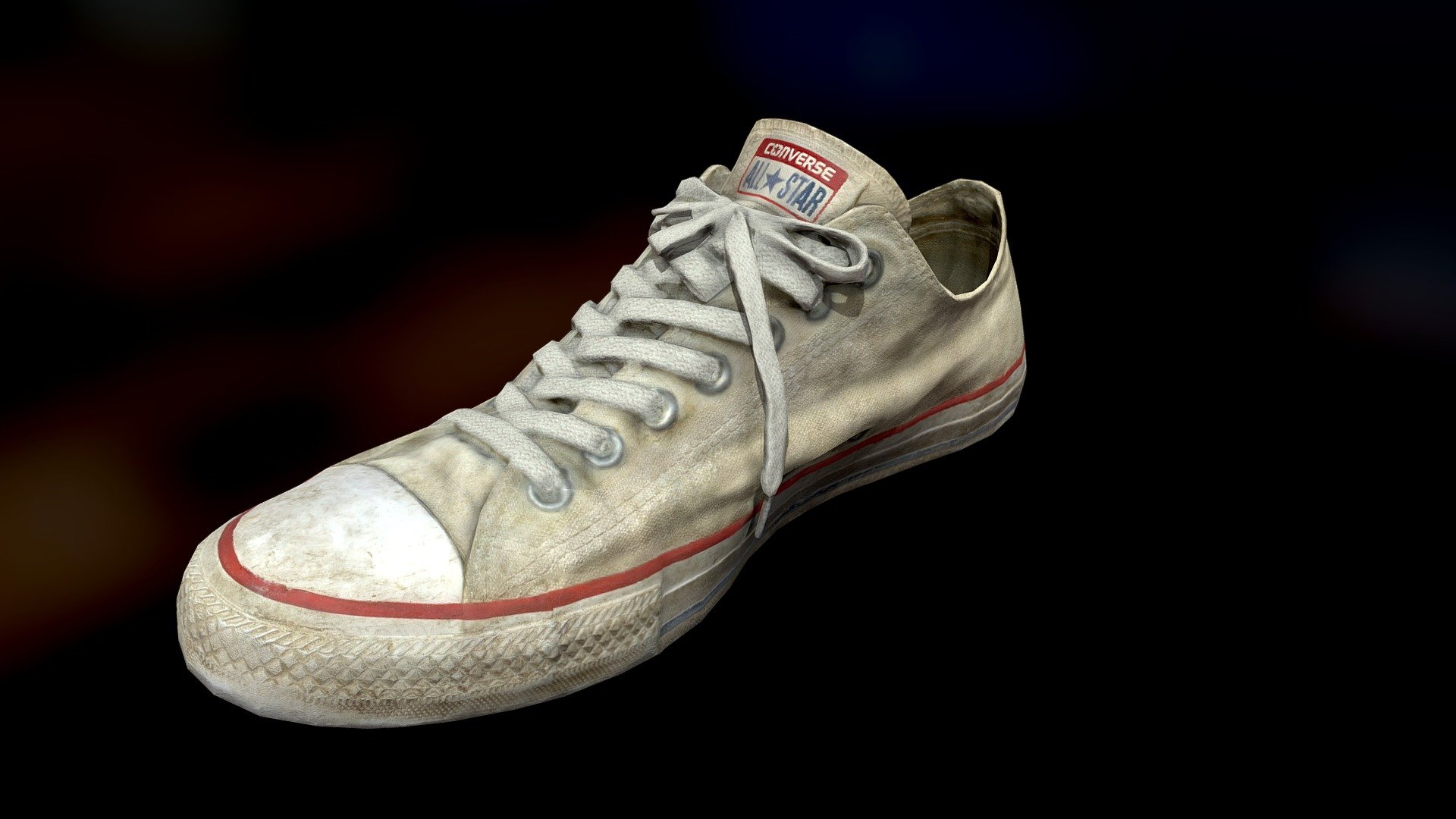 Old Converse Chuck Taylors - Download Free 3D model by csheffield  (@csheffield) [f85485a]