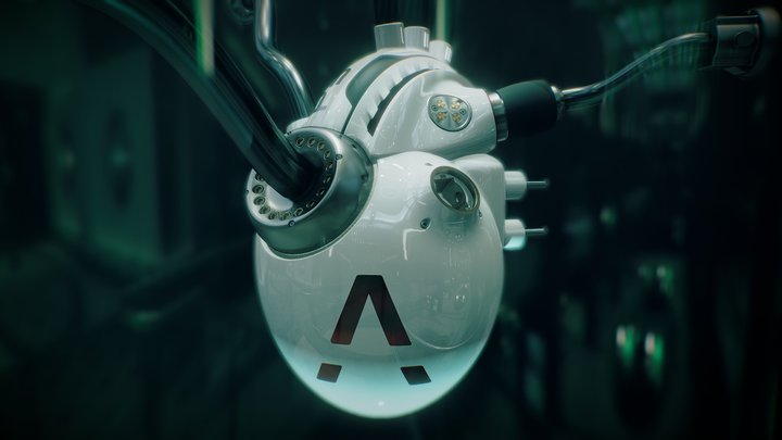 BΞTA 1 - Mechanical Human Heart 3D Model