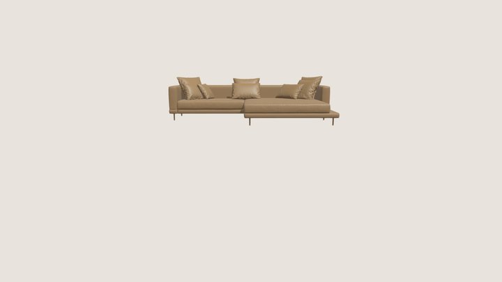 Угловой диван Karol — 3D-модель 3D Model