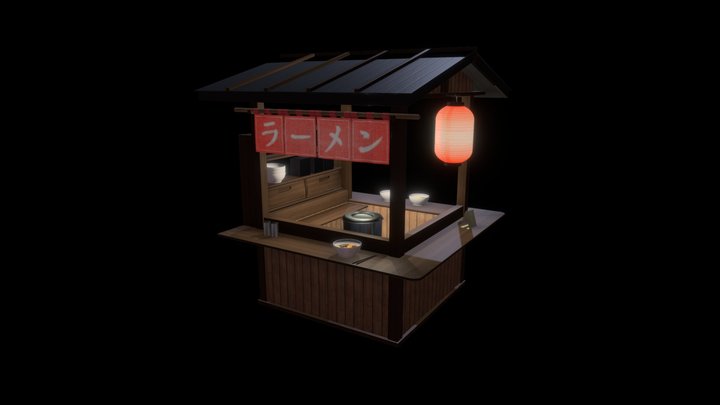 Ramen stand 3D Model