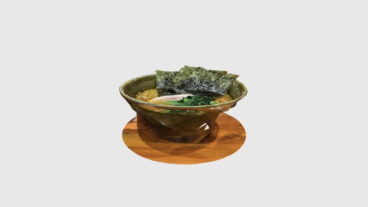 横浜家系ラーメン竜家 3D Model