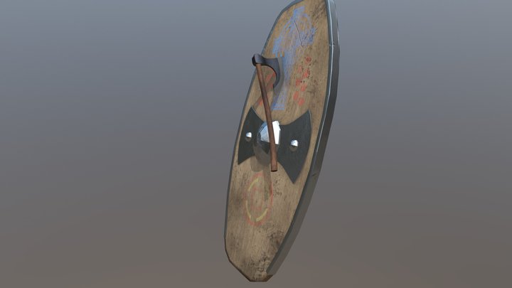 Celtic Shield 3D Model