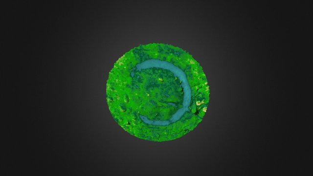 Furzley Bell Barrow (Multi-spectral) 3D Model