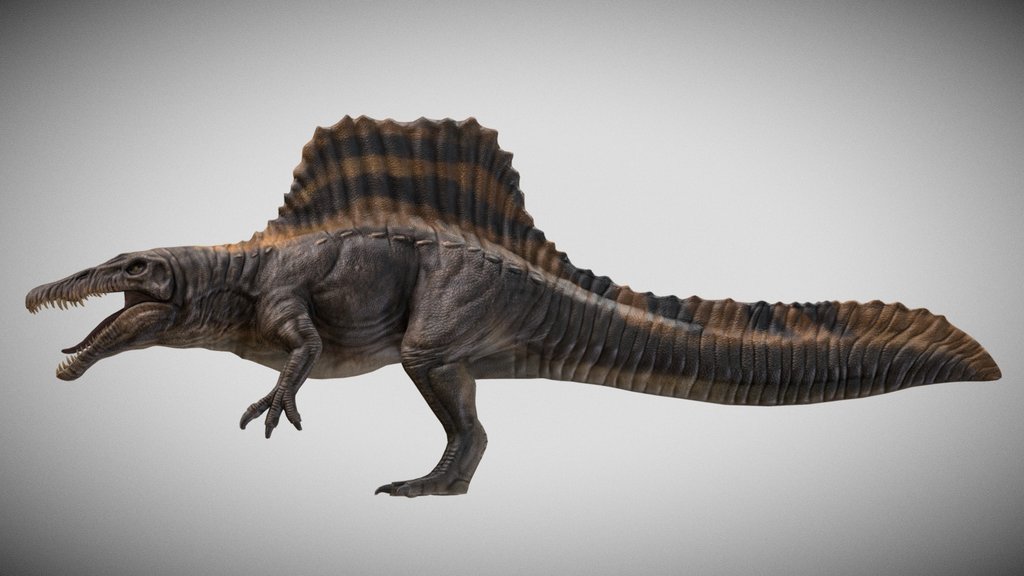 Jurassic World Rebirth : Spinosaurus 3D Model V2
