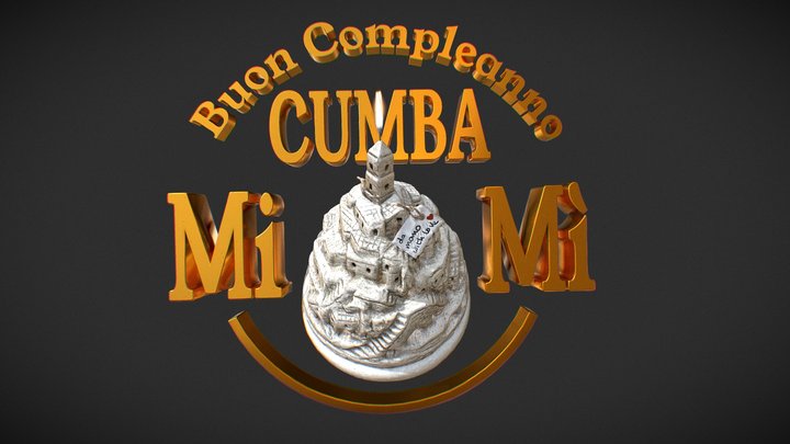 Buon Compleanno Mimmo ❤️ 3D Model