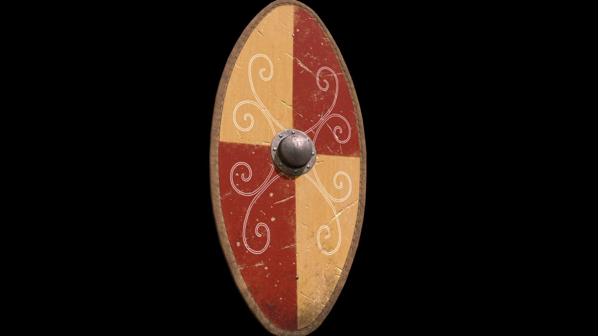 Gallic Shield #2 - Buy Royalty Free 3D model by The Ancient Forge ...