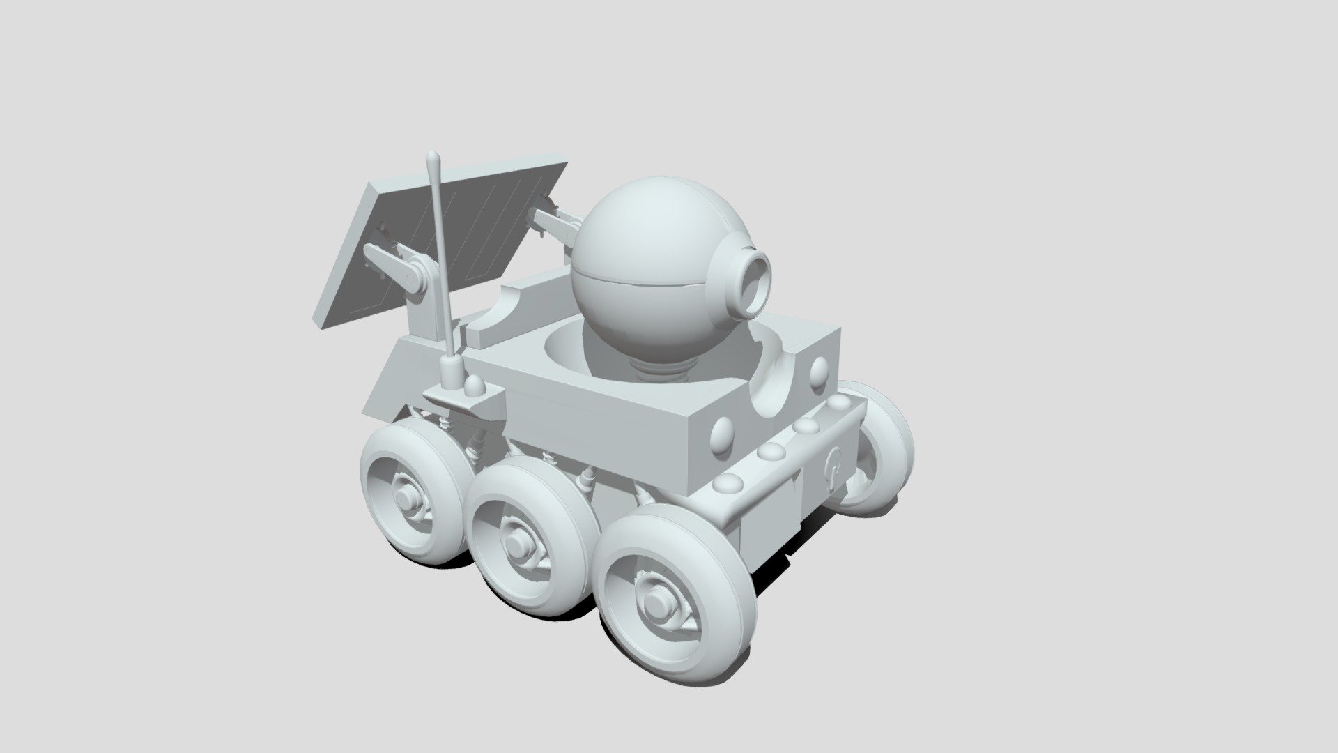 Rover From Planet 51 (Untextured) - 3D model by KDS Development ...