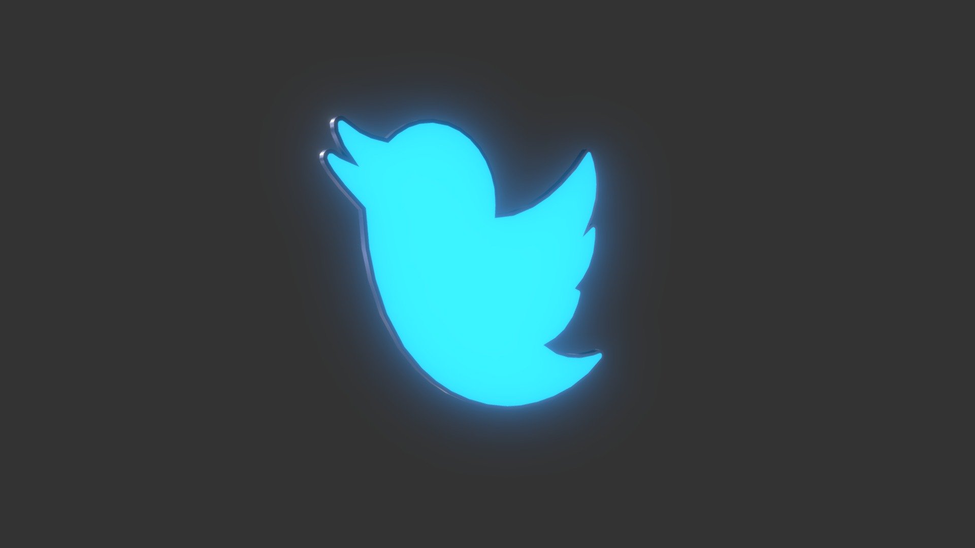 twitter bird black background