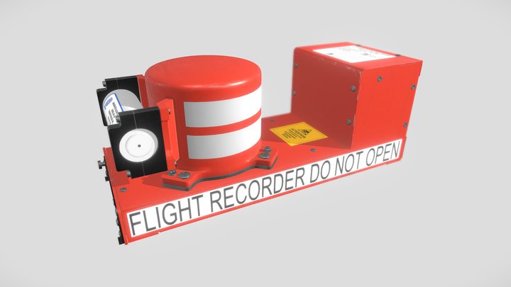 CVR (Cockpit Voice Recorder) Model FA2100 3D Model