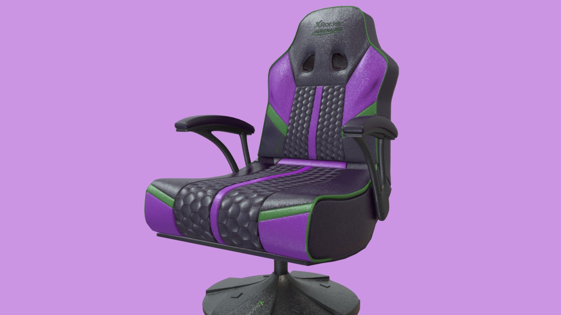 Gaming Chair X Rocker chair 3D model by prasadart27 [f85b3ed] Sketchfab