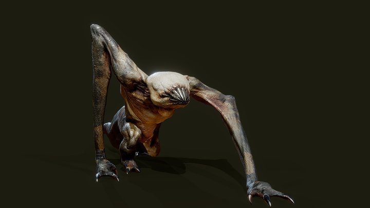 Alien Creature 003 3D Model