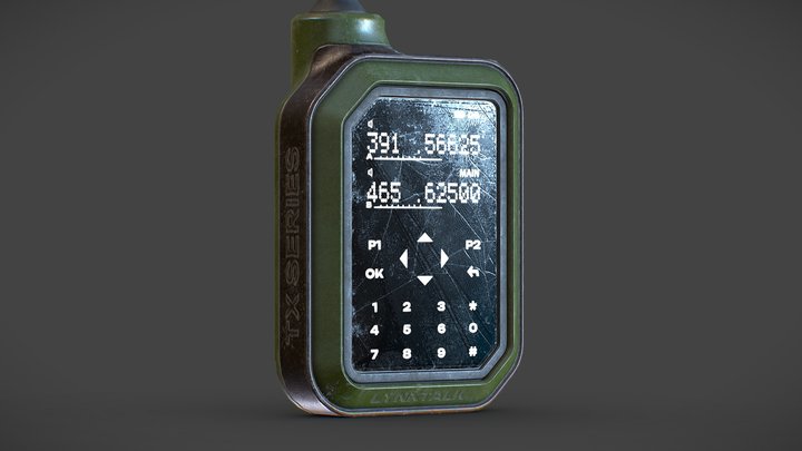 Touchscreen Walke Talkie Lowpoly Gameready – Modello 3D gratuito STL