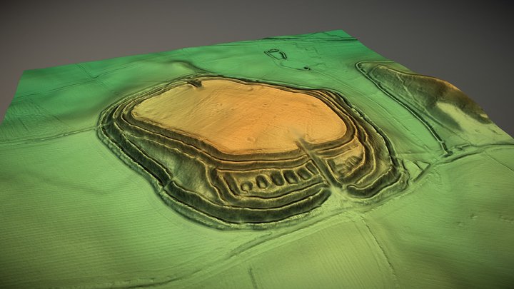 Old Oswestry, Shropshire (UK) – Free 3D Model STL
