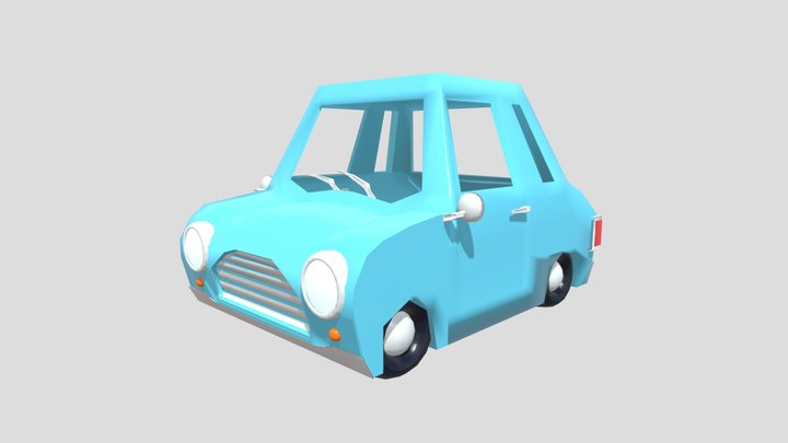 Car_cartoon 3D Model