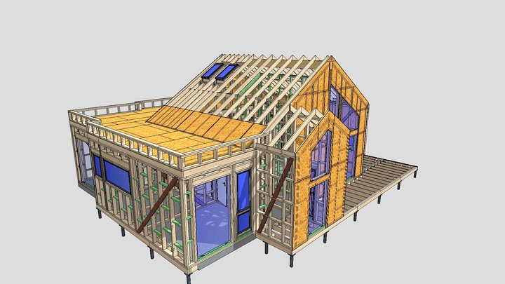КД BARN-100 Просвирин 110325 3D Model