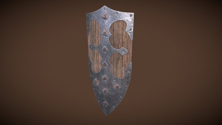 Knight Shield 05 3D Model
