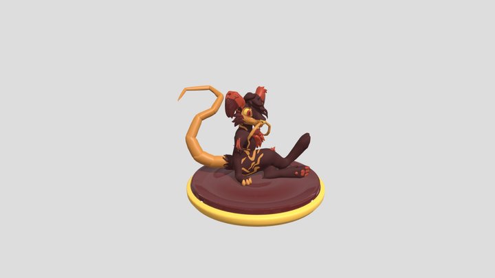 furry chirrak 3D Model