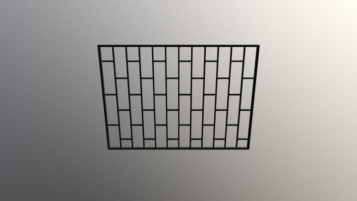 Window Medium Lattice 2 3D Model