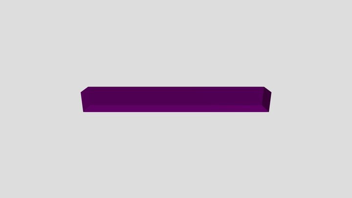 Cantilever_beam stress visualization 3D Model