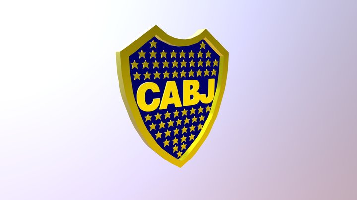 Boca Juniors Banner 3D Model