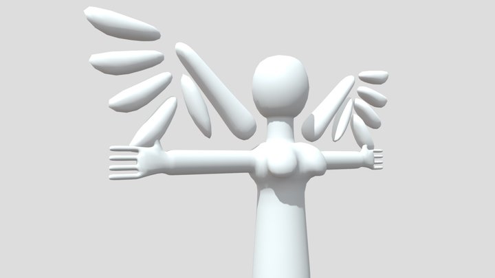 Angel of Death 3D Model